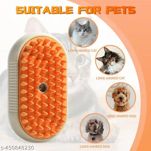 3 in 1 Pet Hair Removal Steam Comb, Perfect for Both Cats & Dogs ๐ถ๐ฑ
